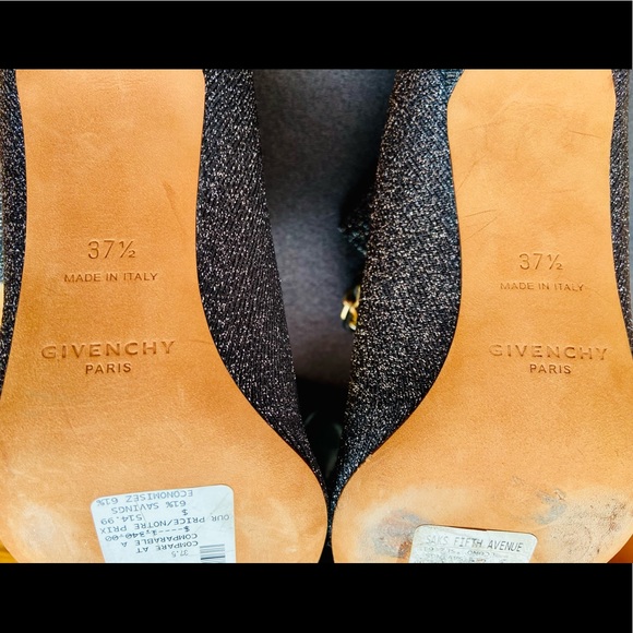 Givenchy Paris Lurex Sock Boots - Picture 7 of 11